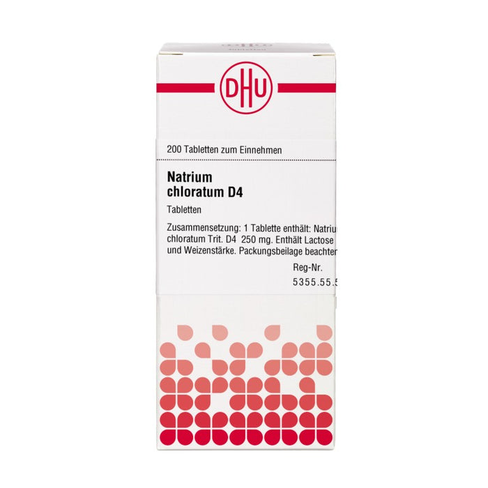 DHU Natrium chloratum D4 Tabletten, 200 St. Tabletten