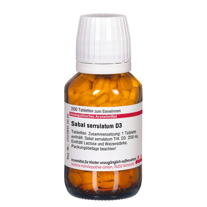 Sabal serrulatum D3 DHU Tabletten, 200 St. Tabletten