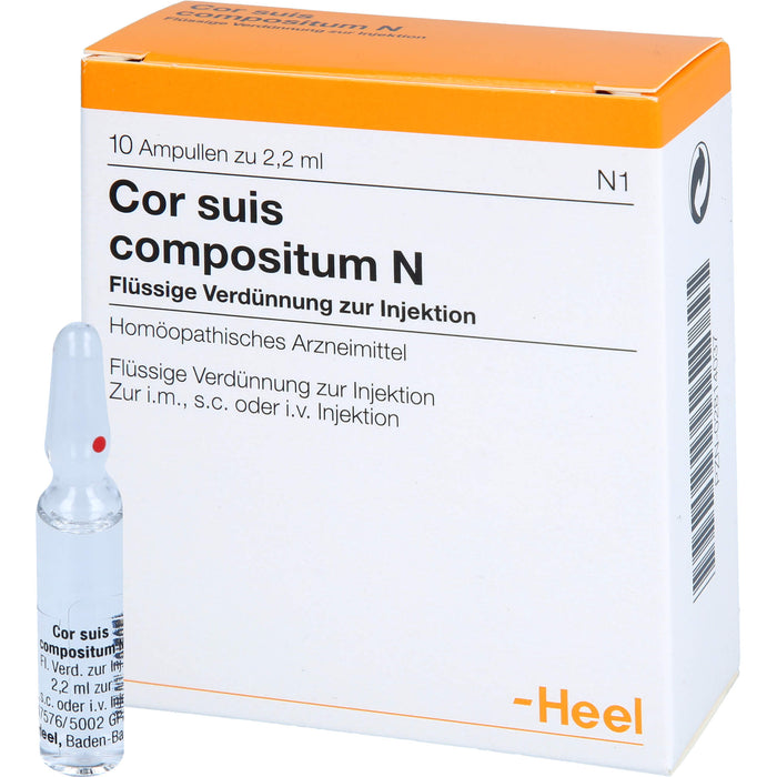 Heel Cor suis compositum N Ampullen, 10 pcs. Ampoules