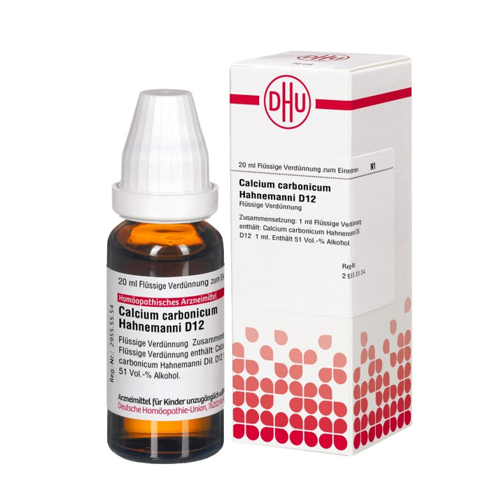 DHU Calcium carbonicum Hahnemanni D12 Dilution, 20 ml Lösung