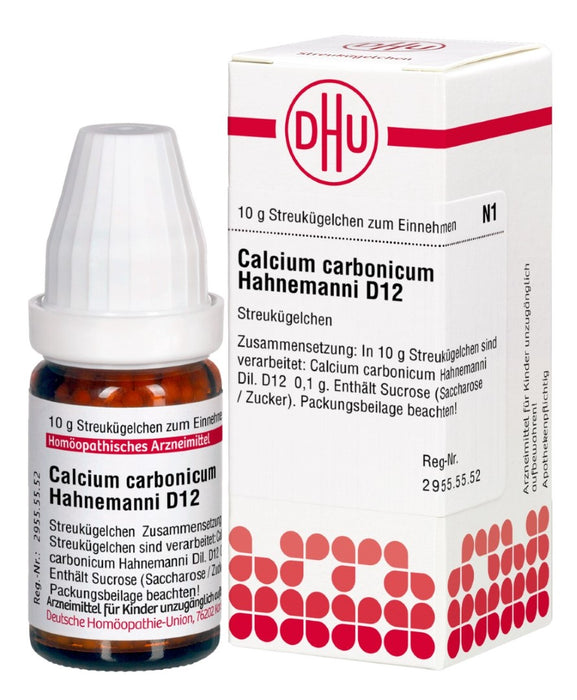 DHU Calcium carbonicum Hahnemanni D12 Streukügelchen, 10 g Globules