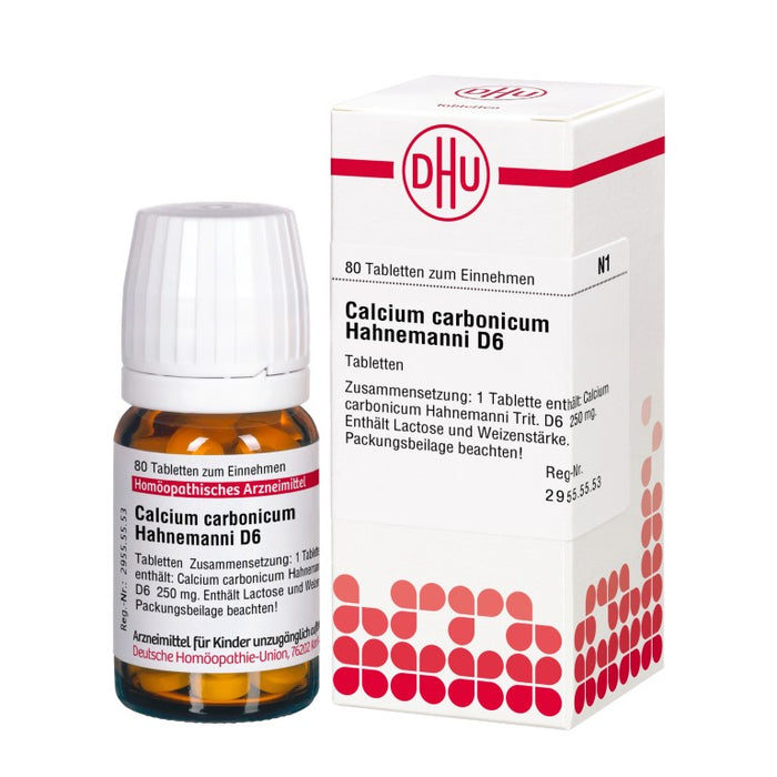 DHU Calcium carbonicum Hahnemanni D6 Tabletten, 80 St. Tabletten