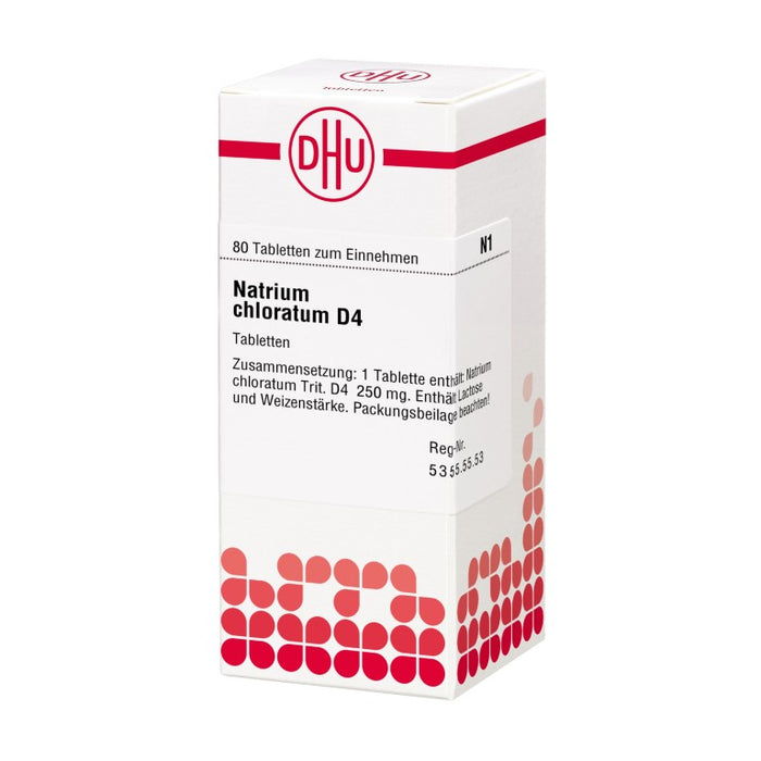 DHU Natrium chloratum D4 Tabletten, 80 pcs. Tablets