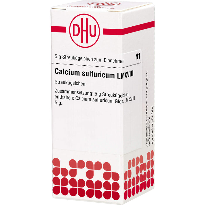 DHU Calcium sulfuricum LM XVIII Streukügelchen, 5 g Globules