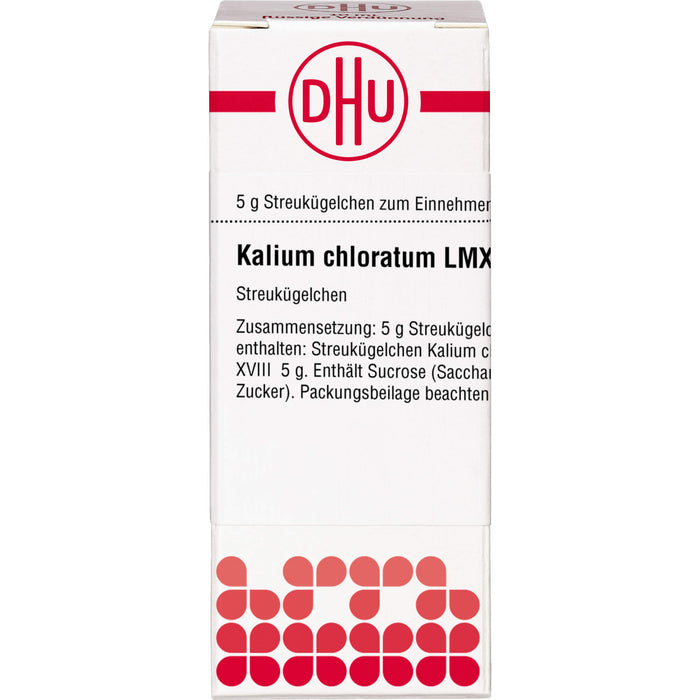 DHU Kalium chloratum LM XVIII Streukügelchen, 5 g Globules