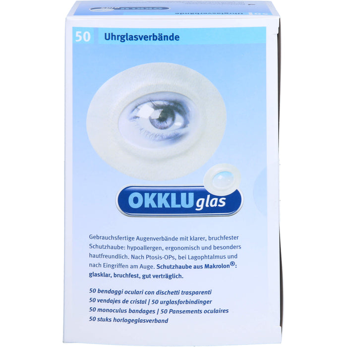 Okkluglas Uhrglasverband, 50 St VER