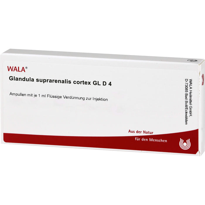 Glandula Supraren. Cort. Gl D4 Wala Ampullen, 10X1 ml AMP