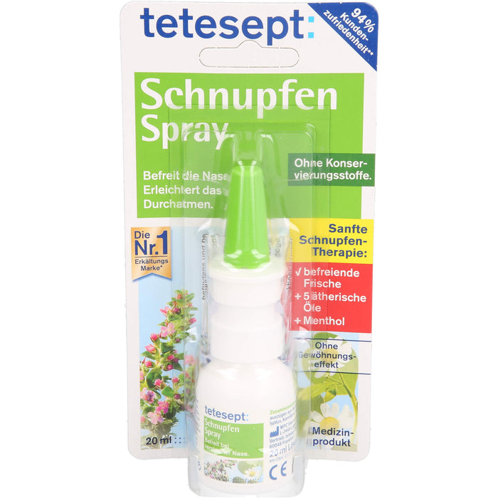 tetesept Schnupfenspray, 20 ml Lösung