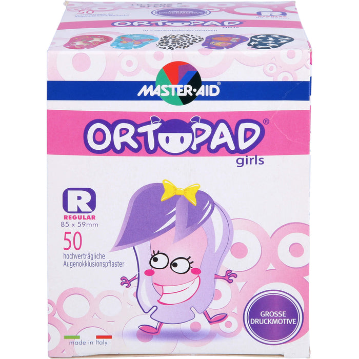 Ortopad for girls regular Okklussionspflaster, 50 St PFL