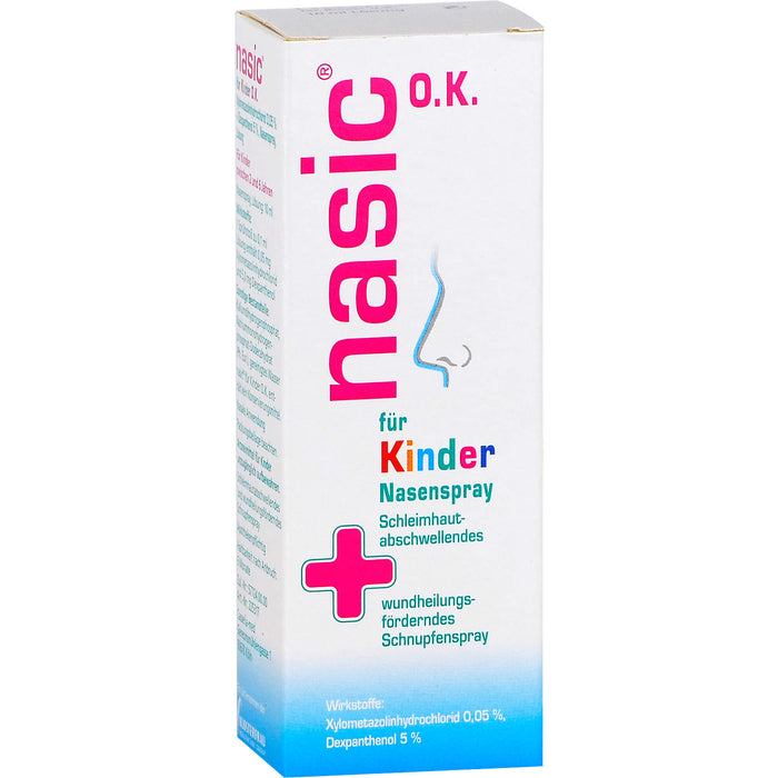 Nasic O.K. für Kinder Nasenspray, 10 ml Solution