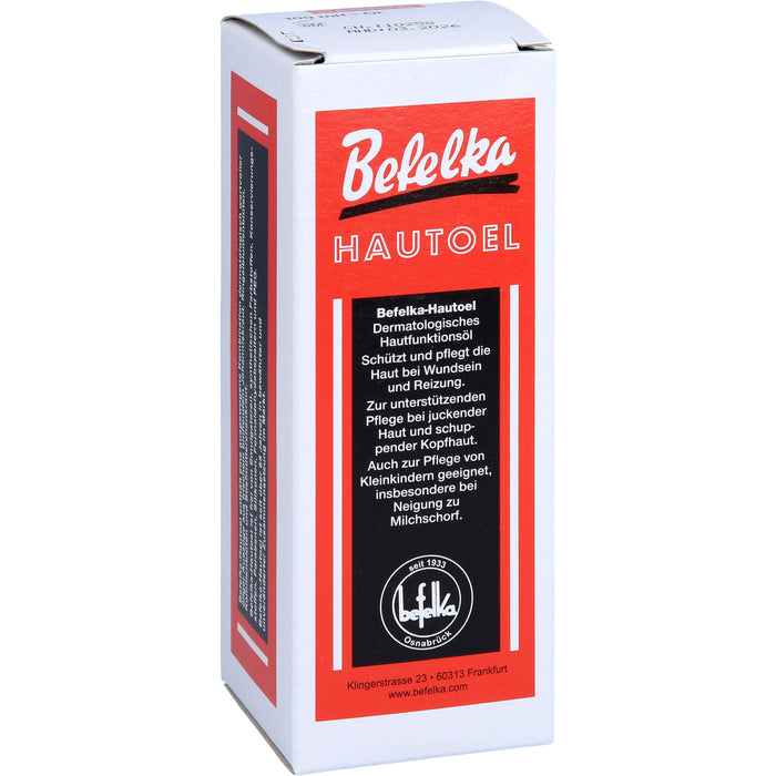 Befelka Hautöl schützt und pflegt die Haut bei Wundsein und Reizung, 100 ml Huile