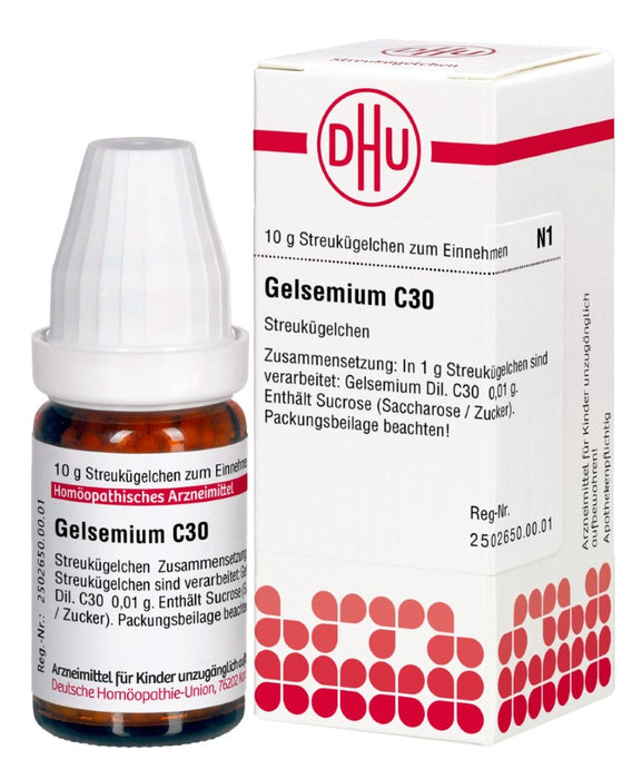 DHU Gelsemium C30 Streukügelchen, 10 g Globules