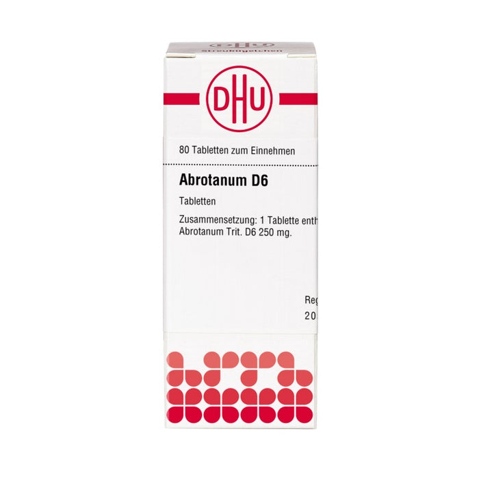 DHU Abrotanum D6 Tabletten, 80 pc Tablettes