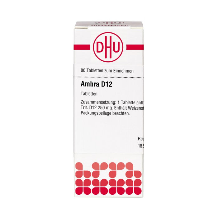 DHU Ambra D12 Tabletten, 80 St. Tabletten