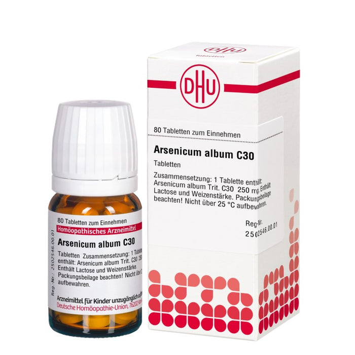 DHU Arsenicum album C30 Tabletten, 80 St. Tabletten