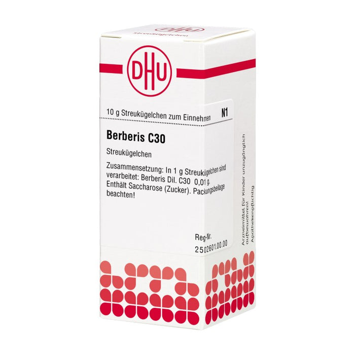 DHU Berberis C30 Streukügelchen, 10 g Globuli