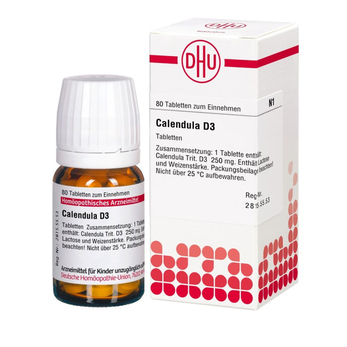 DHU Calendula D3 Tabletten, 80 pc Tablettes