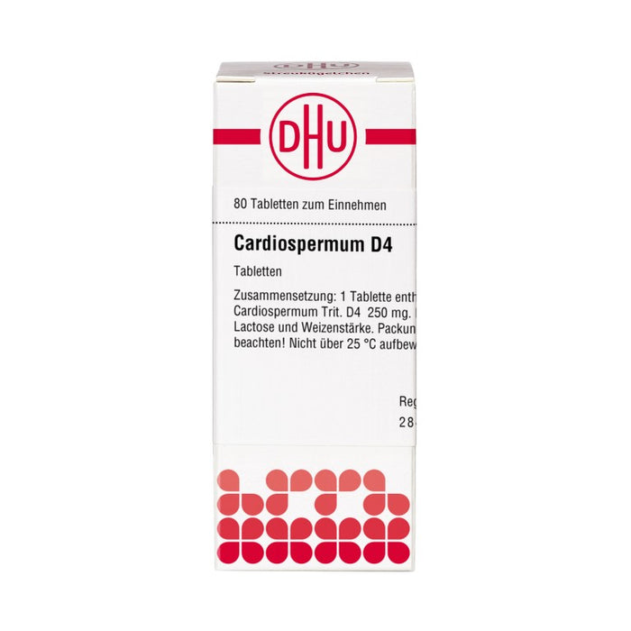 DHU Cardiospermum D4 Tabletten, 80 pc Tablettes