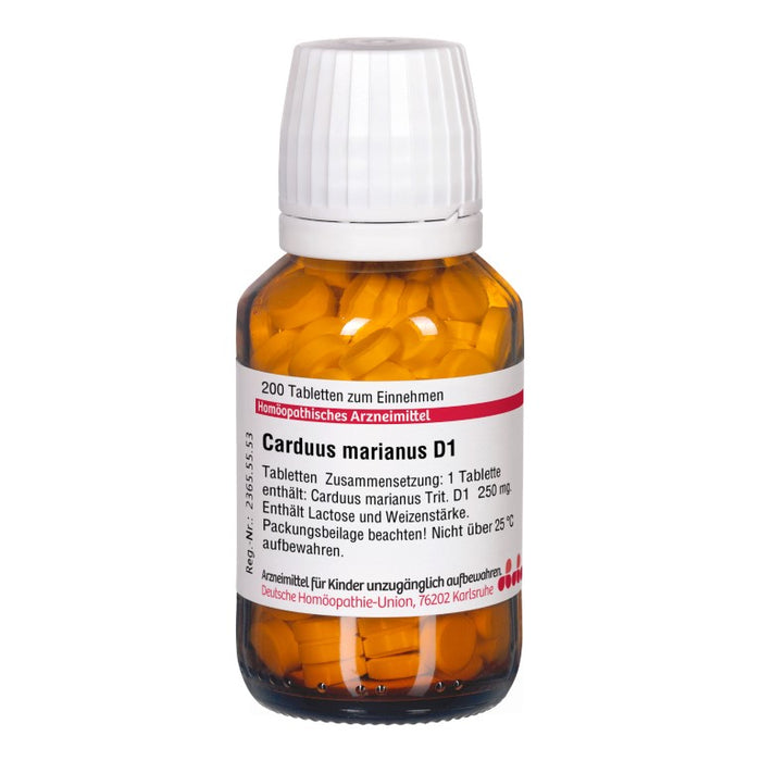 DHU Carduus marianus D1 Tabletten, 200 St. Tabletten