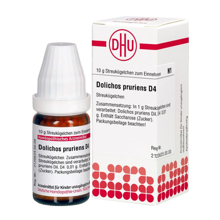 DHU Dolichos pruriens D4 Streukügelchen, 10 g Globules