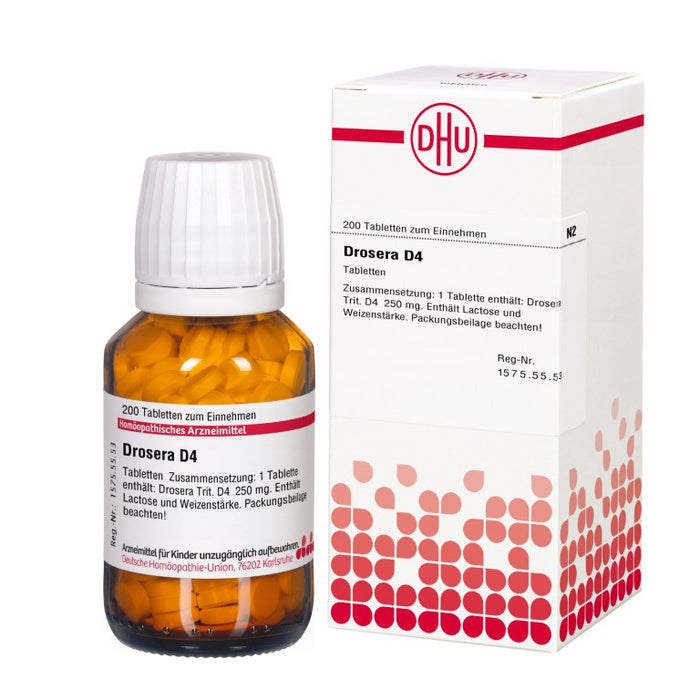 DHU Drosera D4 Tabletten, 200 St. Tabletten