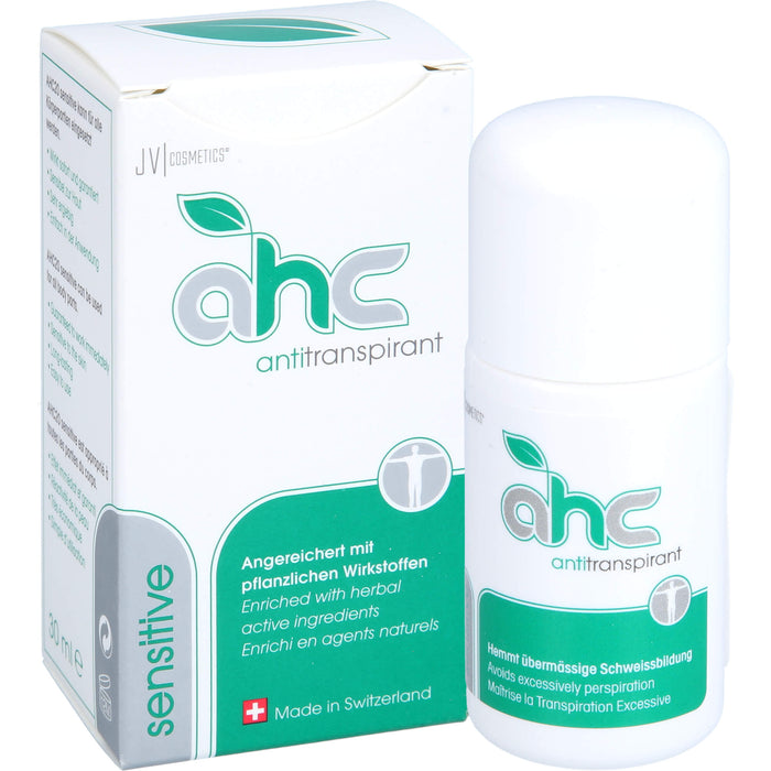 JV Cosmetics ahc Antitranspirant sensitiv, 30 ml Solution