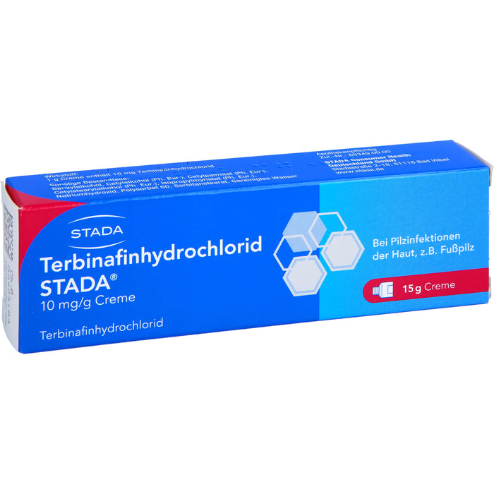 Terbinafinhydrochlorid STADA 10 mg/g Creme, 15 g Crème