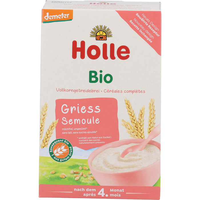 Holle Bio-Babybrei Grieß, 250 g BRE