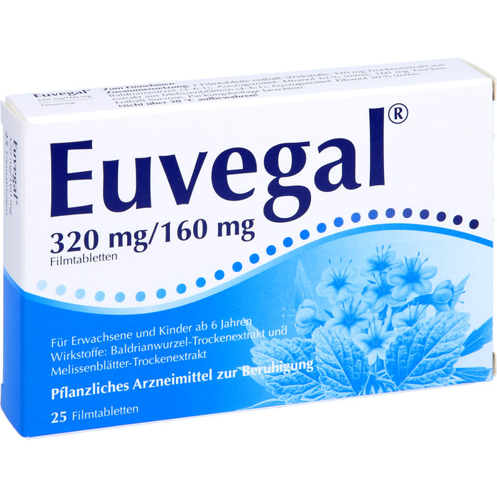 Euvegal 320 mg / 160 mg, Filmtabletten, 25 St FTA