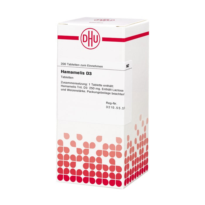 DHU Hamamelis D3 Tabletten, 200 St. Tabletten