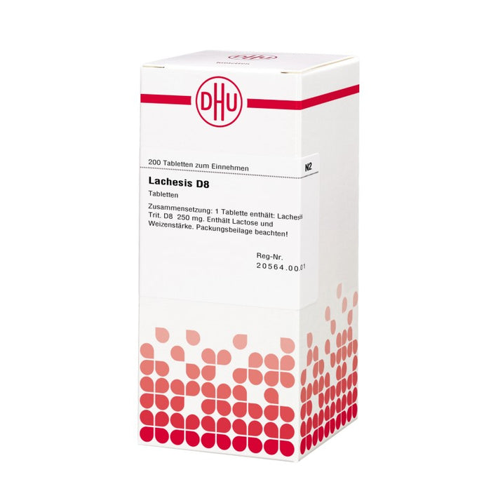 DHU Lachesis D8 Tabletten, 200 St. Tabletten