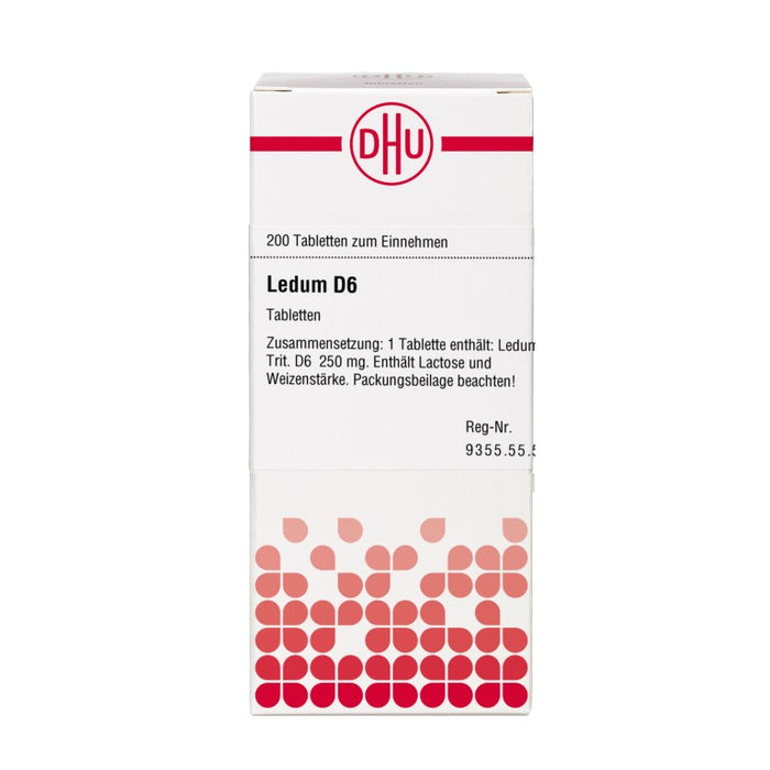 DHU Ledum D6 Tabletten, 200 St. Tabletten