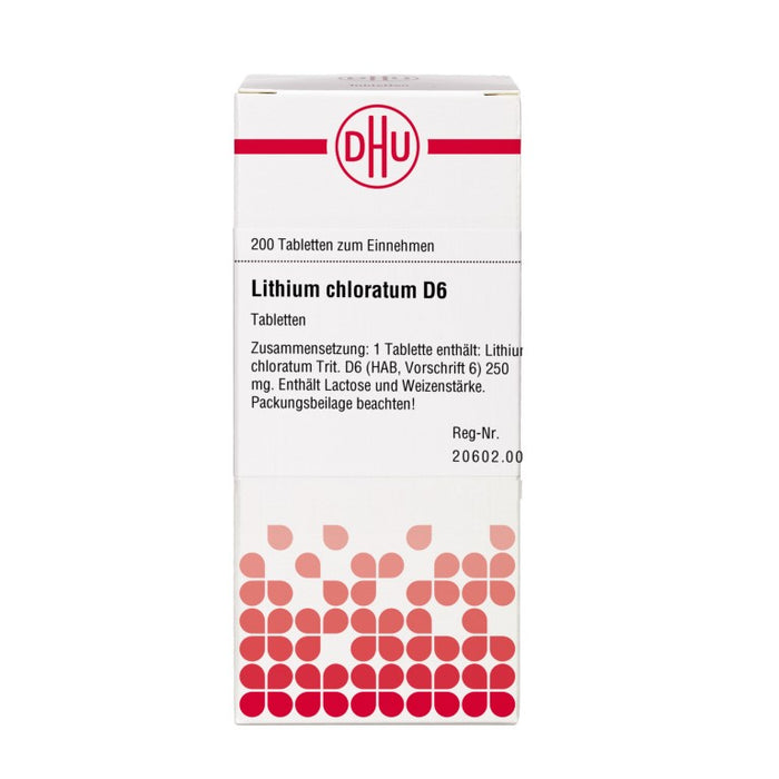 DHU Lithium chloratum D6 Tabletten, 200 St. Tabletten