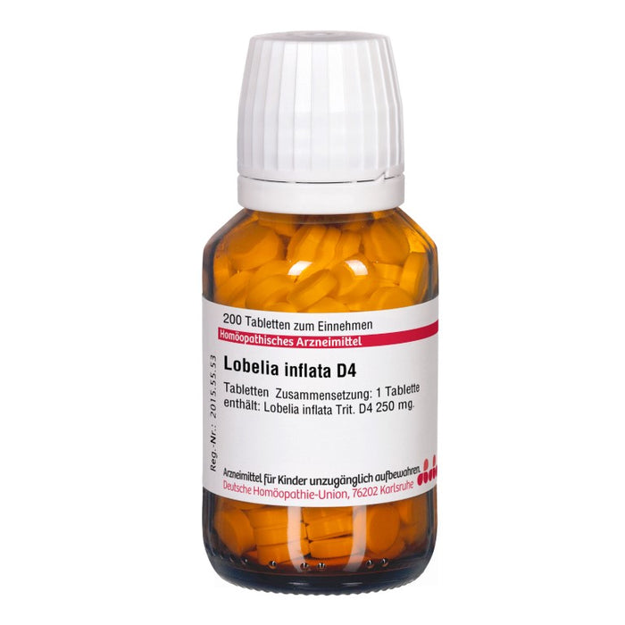 DHU Lobelia inflata D4 Tabletten, 200 pc Tablettes