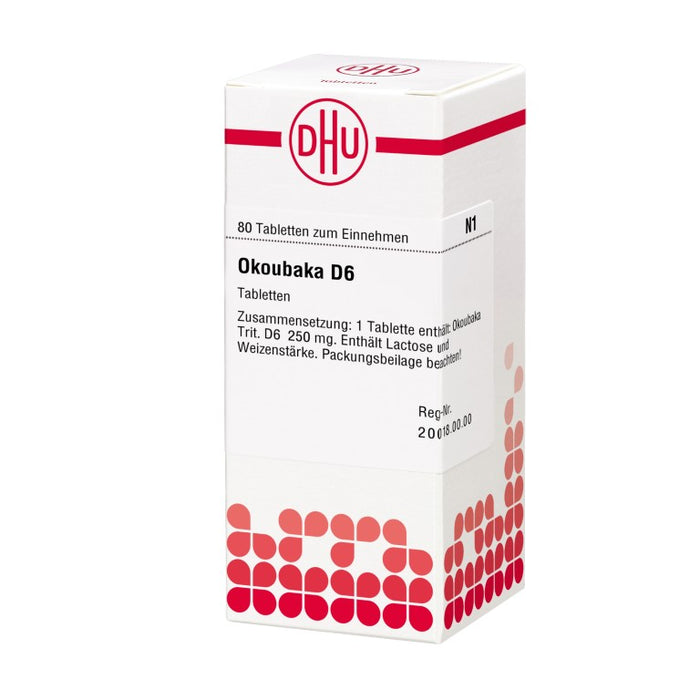 DHU Okoubaka D6 Tabletten, 80 pcs. Tablets