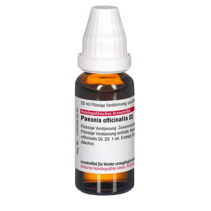 DHU Paeonia officinalis D3 Dilution, 20 ml Lösung