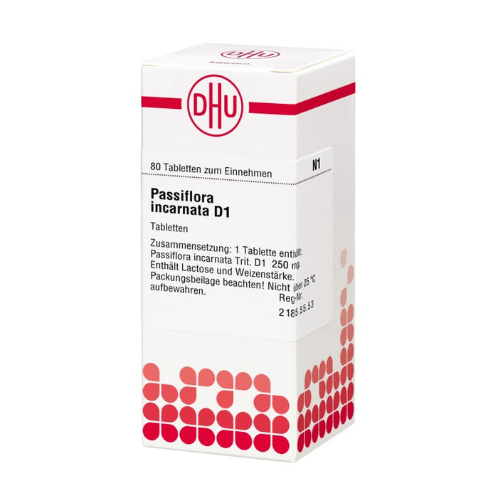 Passiflora incarnata D1 DHU Tabletten, 80 St. Tabletten