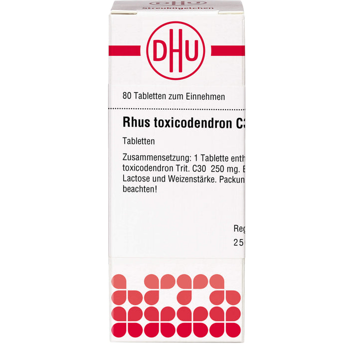 DHU Rhus toxicodendron C 30 Tabletten, 80 pcs. Tablets