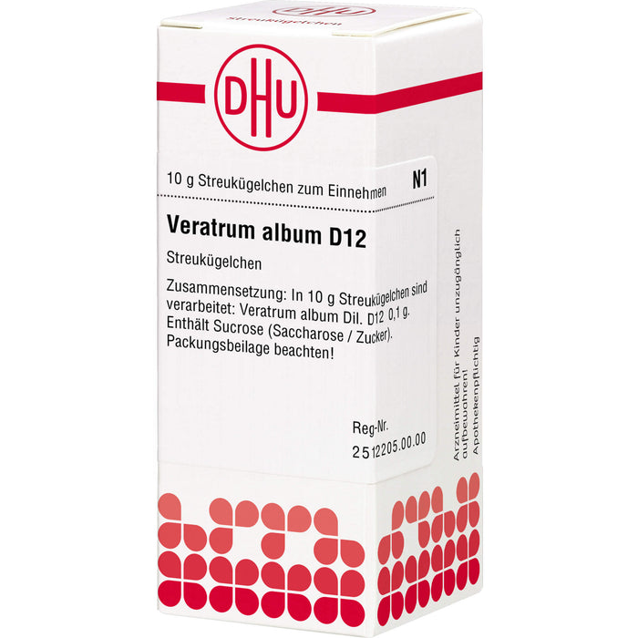 DHU Veratrum album D 12 Streukügelchen, 10 g Globuli