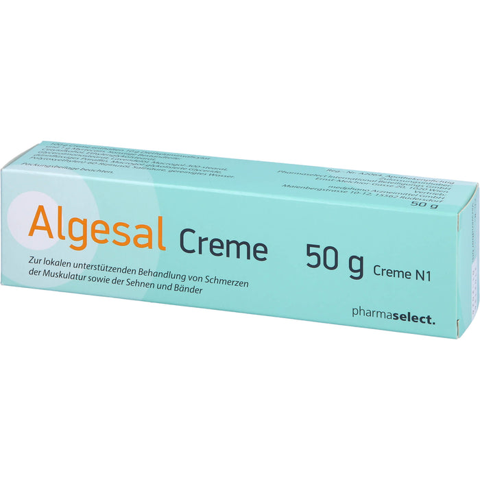 Algesal Creme bei Schmerzen der Muskulatur sowie der Sehnen und Bänder, 50 g Cream