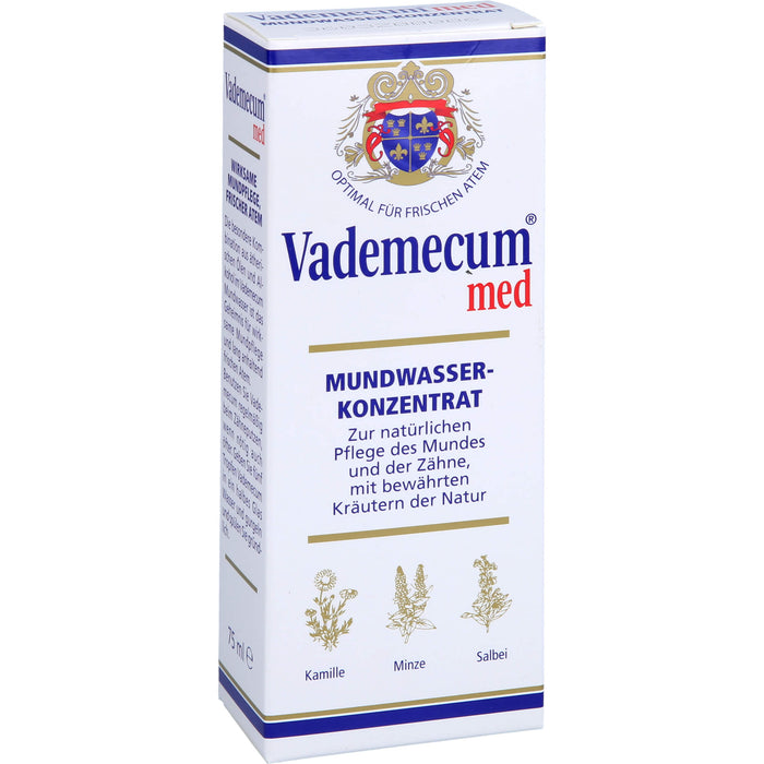 VADEMECUM MED MUNDWASSER 08903, 75 ml LOE