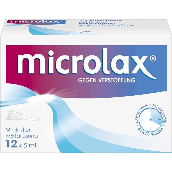 microlax Miniklistier Rektallösung Reimport Kohlpharma, 12 St. Klistiere