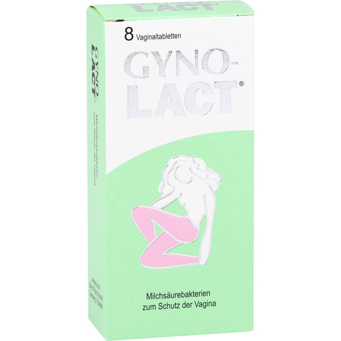 Gynolact Vaginaltabletten zur Regenerierung und Stärkung der natürlichen Milchsäurebakterienflora der Scheide, 8 pc Tablettes