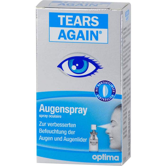 TEARS AGAIN Augenspray, zur verbesserten Befeuchtung der Augen und Augenlider, 10 ml Solution