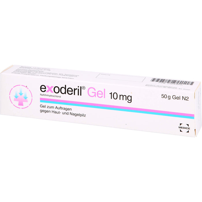 exoderil Gel gegen Haut- und Nagelpilz, 50 g Gel