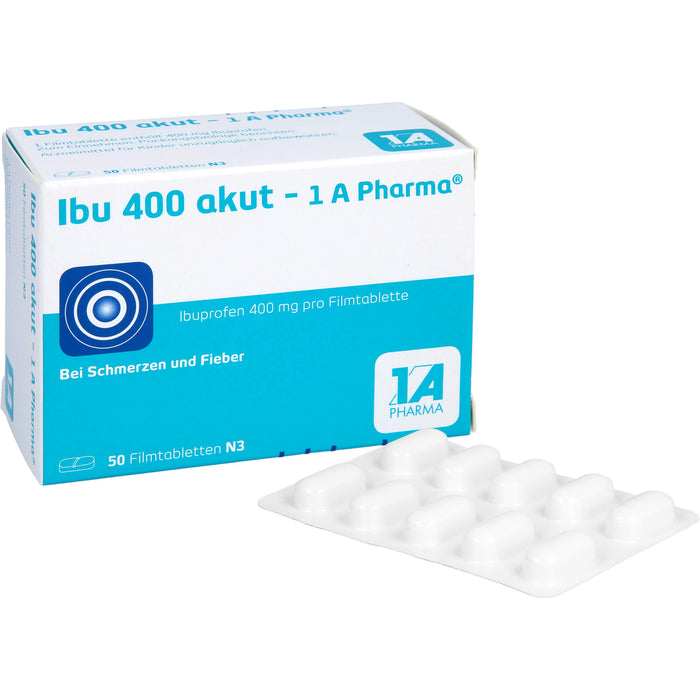 Ibu 400 akut - 1 A Pharma Filmtabletten, 50 pc Tablettes