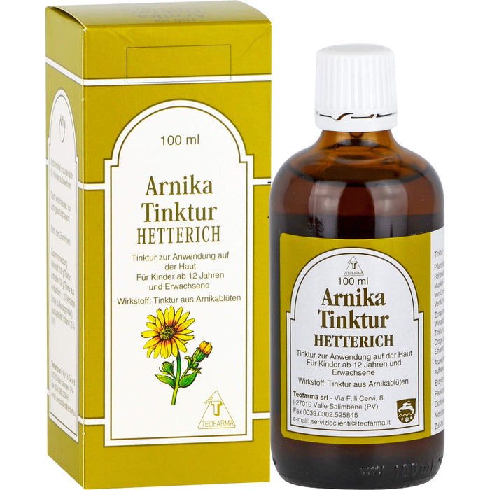 Arnikatinktur Hetterich, 100 ml Lösung