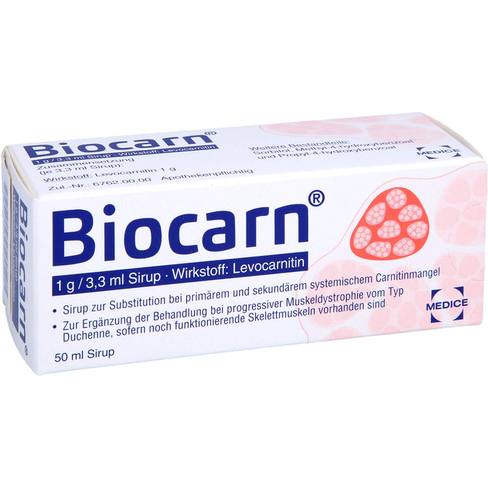 Biocarn 1 g/3,3 ml Sirup, 50 ml SIR