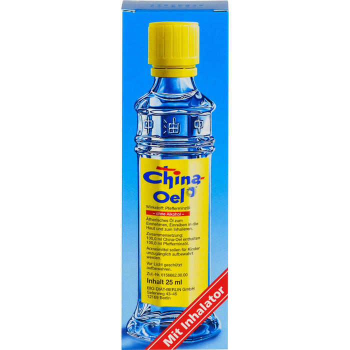 China-Oel mit Inhalator, 25 ml Huile éthérique