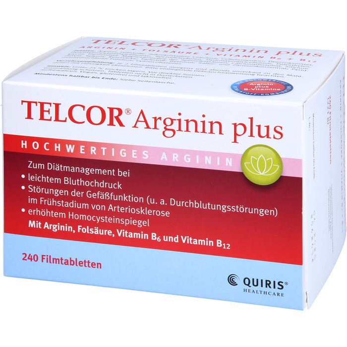 TELCOR Arginin plus, 240 St. Tabletten